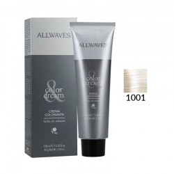 Allwaves Farba Do Włosów 1001 Wyjątkowy Platynowy Blond 100 ml